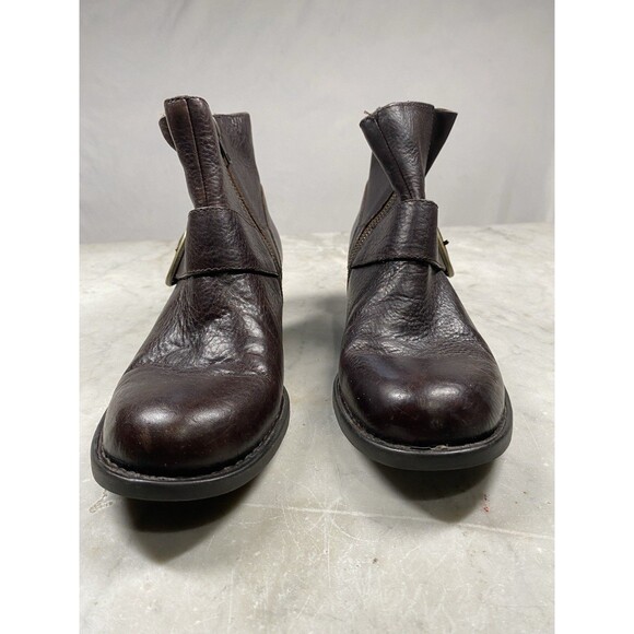 Born Liona Boots Women’s 7.5 Mahogany Leather - Picture 2 of 10